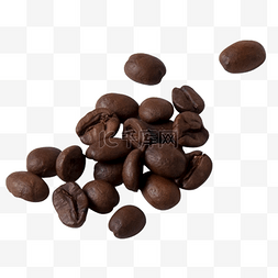 卡通的咖啡豆
