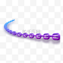 紫色铁链