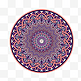 圆形地毯纹样