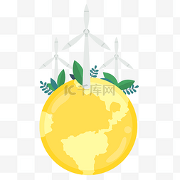 绿色能源环保图片_地球环保元素