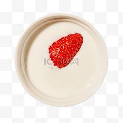 水果牛奶免抠素材图片_白色的瓷碗免抠图