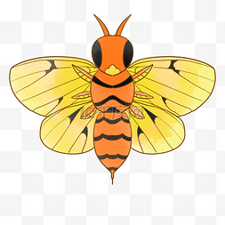 蜜蜂风筝图片_黄色小蜜蜂风筝插图