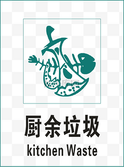 有害图片_厨余垃圾标示