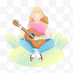 吉他培训图片_教育培训音乐吉他学生素材