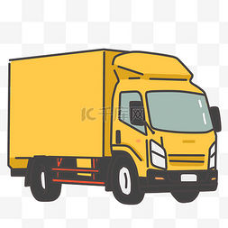 黄色货车交通工具