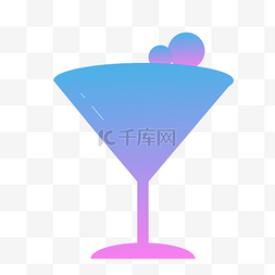 蓝色杯子饮料图片_蓝色的饮料杯子图标免抠图