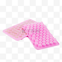 粉红色的塑料垫子免抠图