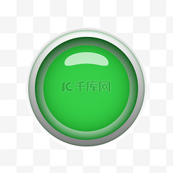 矢量绿色质感按钮