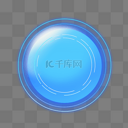 科技按钮图片_圆形科技风按钮