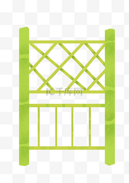 绿色栅栏图片_绿色栅栏篱笆