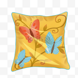 蝴蝶靠枕