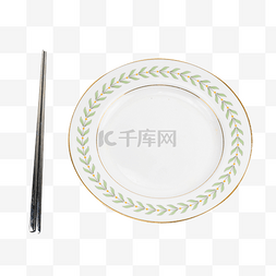 盘子筷子图片_光盘行动筷子空盘子