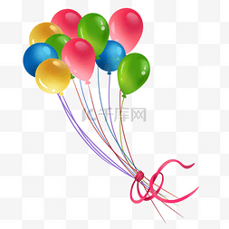 彩色气球庆典节日装饰