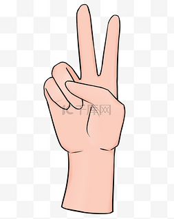 右手yes手势插图