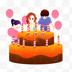 深红色气球图片_深色生日蛋糕