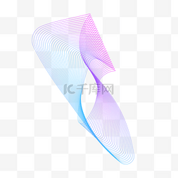 青蓝图片_青蓝紫抽象不规则渐变线条