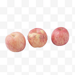 有机水果红富士图片_三个大红富士苹果