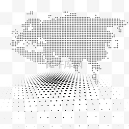 格紋网点素材图片_5G通讯科技波网点