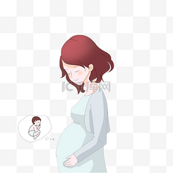 孕期图片_温馨画面大肚子孕妇
