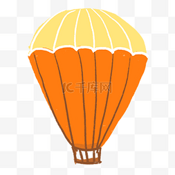 漂浮的热气球图片_彩色漂浮的热气球元素