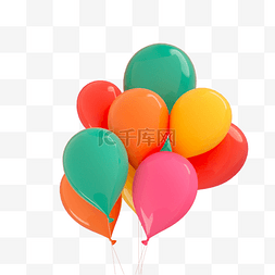 促销装饰气球图片_节日促销彩色气球