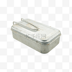 铁质饭盒图片_白色古风饭盒