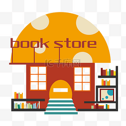 书店素材图片_小蘑菇书屋书店