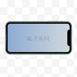iphone三视图图片_iPhone11模型横屏