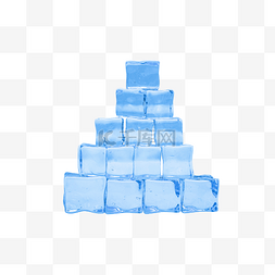 重叠蓝色图片_重叠蓝色冰块