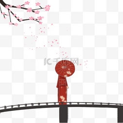 日本樱花装饰图片