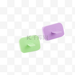 绿色紫色两色冰盒盖