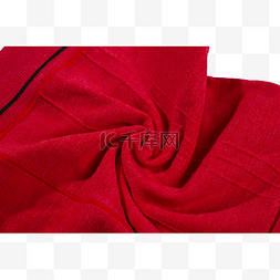 棉质面料图片_红色的纯棉衣服布料