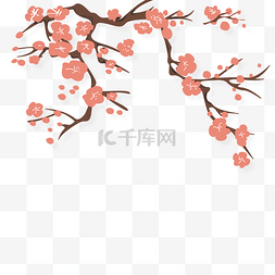 樱花素材图片_树枝上的粉色樱花