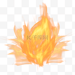 燃烧的纸屑图片_炎热火焰效果元素