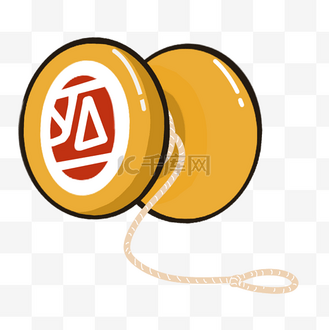 儿童节六一溜溜球卡通