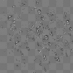 动态雨滴素材图片_白色雨滴水珠