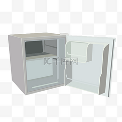 家用电器冰箱图片_电器冰箱卡通插画
