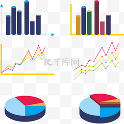 统计饼状图图片_数据统计图标