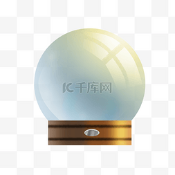 透明球球图片_透明水晶球