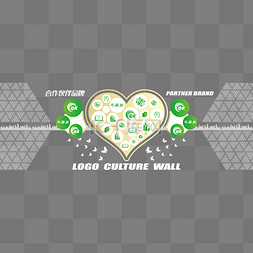 logo学校图片_LOGO科技公司学校企业文化墙创意