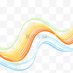 条纹流线图片_炫彩条纹彩色线条