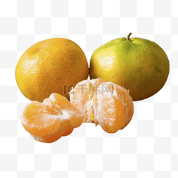 秋天应季水果黄色橘子