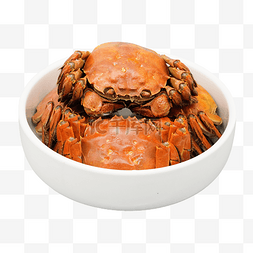 煮熟螃蟹大闸蟹