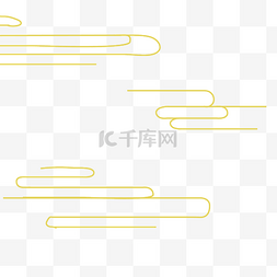 中国云线条图片_不规则图形云纹