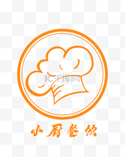 logo厨师图片_黄色餐饮LOGO