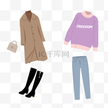 暖冬女装大衣毛衣