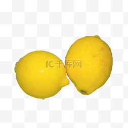 水果2图片_2颗黄色柠檬