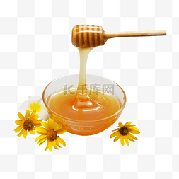 蜂蜜罐子样机图片_槐花蜜蜂蜜搅棍