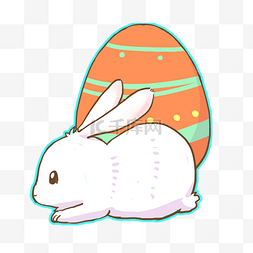 小兔子彩蛋图片_复活节小兔子彩蛋