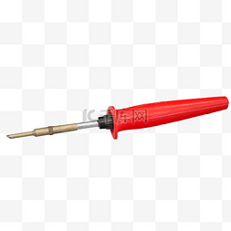 工具手柄图片_红色手柄焊笔